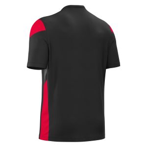 Tricou Macron Polis Black/Red — изображение 6