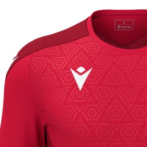 Tricou de joc Macron Wisp Red/Dark Red — изображение 4