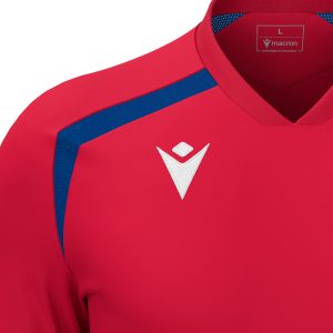 Tricou de joc Macron Wyrm Red/Royal Blue — изображение 4