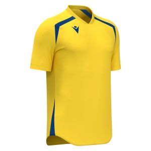 Tricou de joc Macron Wyrm Yellow/Royal Blue — изображение 3