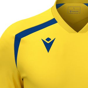 Tricou de joc Macron Wyrm Yellow/Royal Blue — изображение 4
