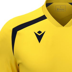 Tricou de joc Macron Wyrm Yellow/Navy — изображение 4