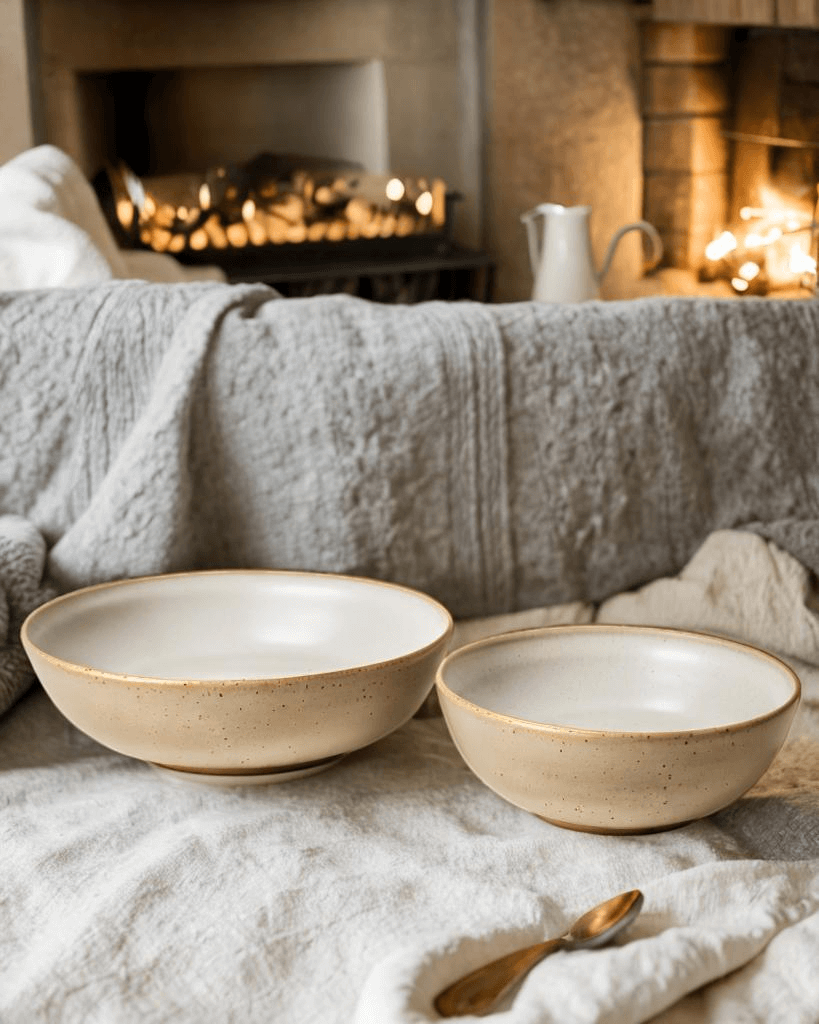 Vista Alegre Gold Stone Bowls