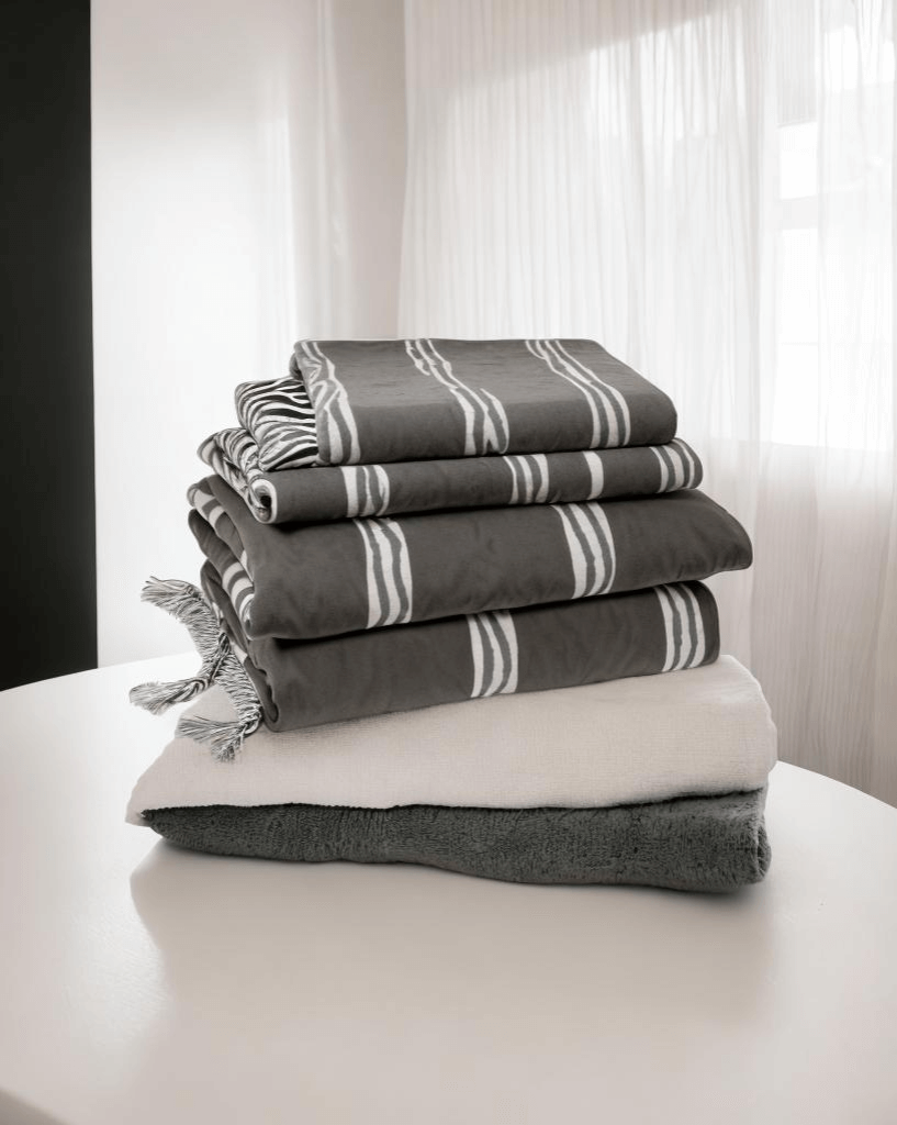 71x95 Inches Black Cotton Throw, Decorative Blanket