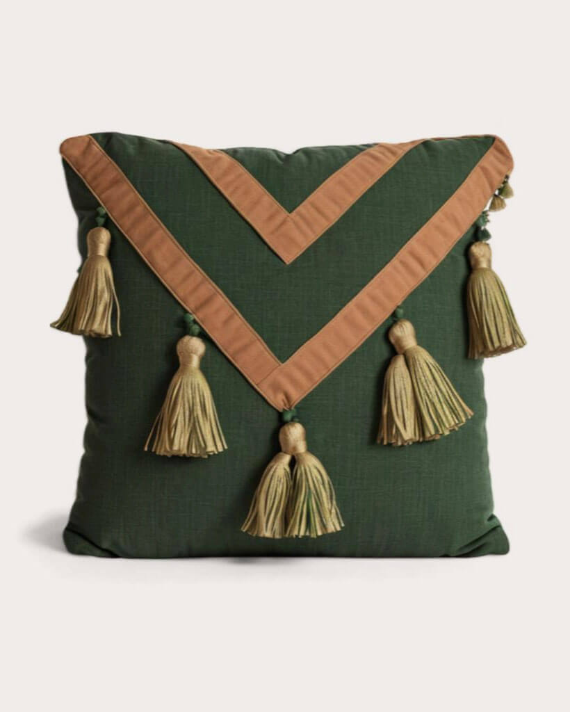 Boho Gray Decorative Pillow