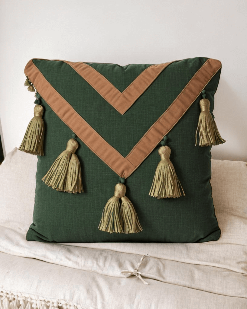 Boho Gray Decorative Pillow