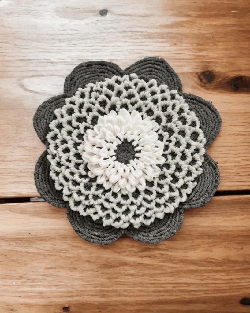 Round Jute Carpet Handmade